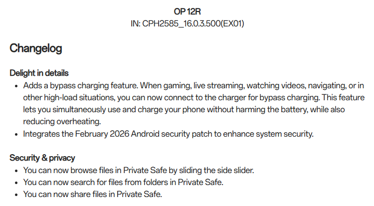 Antarmuka Private Safe setelah update keamanan Android Februari 2026 (Photo: OnePlus, OxygenOS)