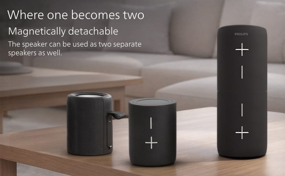 Desain modular speaker Bluetooth TAS4400 (Photo: Philips, TPV Technology)