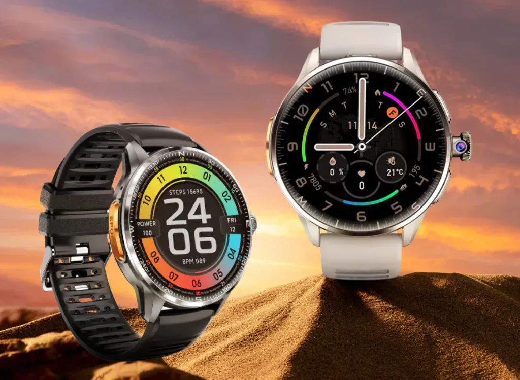 Detail kamera geser 5MP pada jam tangan pintar 4G (Photo: Gizmochina, Rogbid)