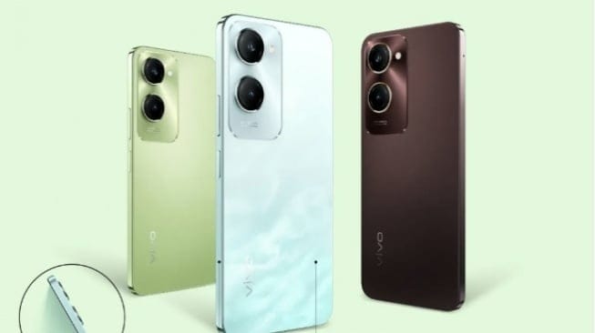 HP Vivo Y18 warna biru dengan layar 90Hz untuk foto bergerak (Photo: Suara.com dan Vivo)