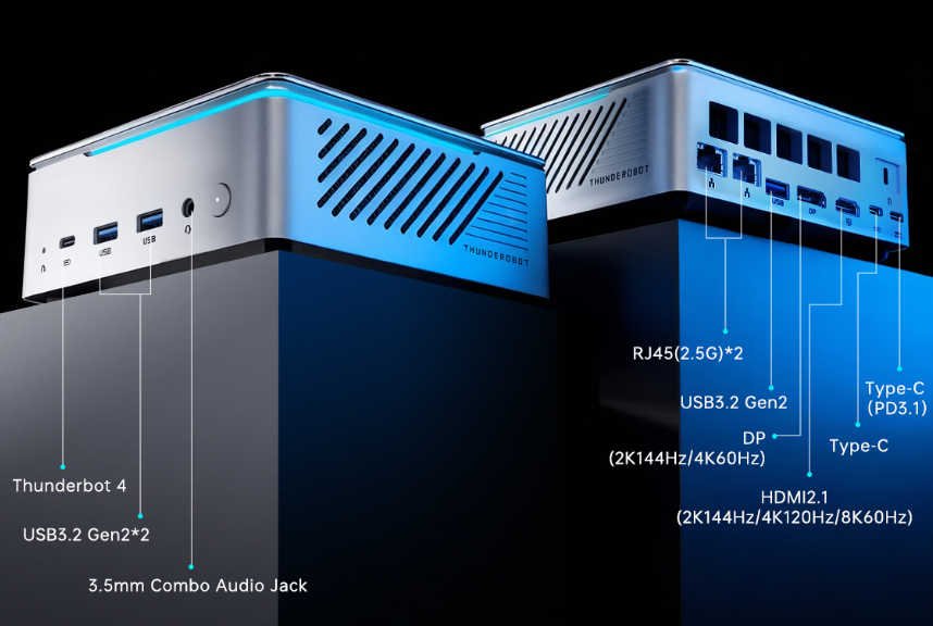 Intel Core Ultra 200H untuk akselerasi AI di form factor kecil (Photo: Thunderobot, Intel)