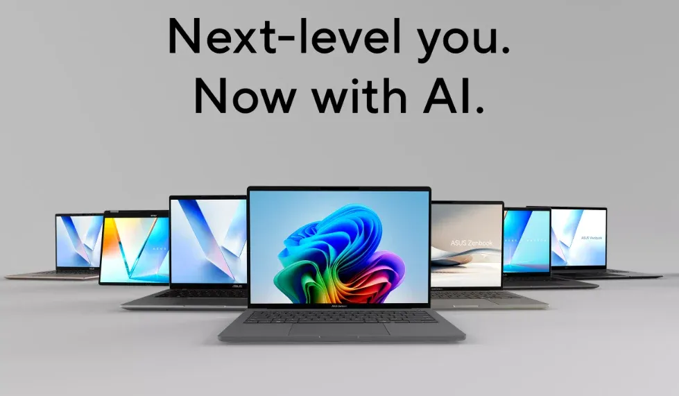 Laptop ASUS Ryzen AI 400 Series dengan desain tipis dan performa tinggi (Photo: ASUS, Gizmochina)