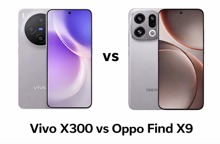 Perbandingan desain Vivo X300 vs OPPO Find X9 (Photo: Vivo dan OPPO)