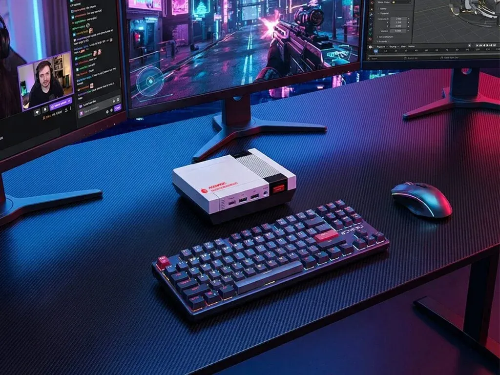 Review Acemagic Retro X5 Mini PC Gaming dengan desain klasik NES (Photo: Acemagic, Gizmochina)