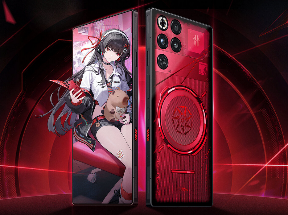 Tampilan Red Magic 11 Pro+ Wuthering Waves Edition bertema Energy Red (Photo: Red Magic, Kuro Games)