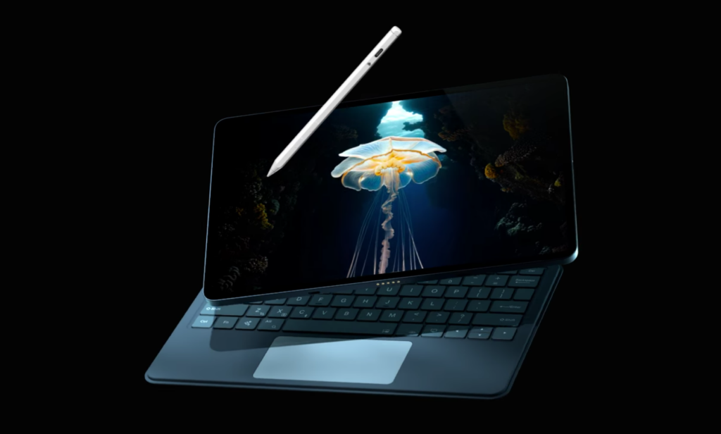 Tampilan tablet Android 2-in-1 Brave Ark dengan layar 2.8K 144Hz (Photo: Brave, Qualcomm) Tampilan tablet Android 2-in-1 Brave Ark dengan layar 2.8K 144Hz (Photo: Brave, Qualcomm)