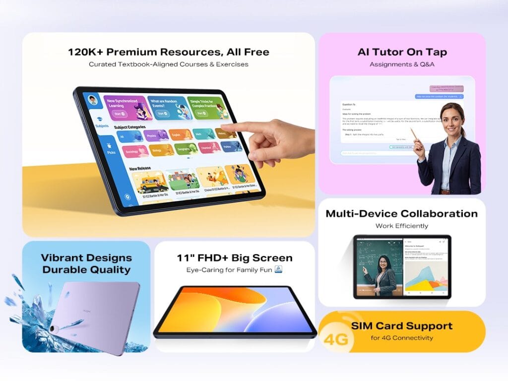 Tampilan tablet Infinix terbaru dengan fitur AI Learning Tools untuk pelajar (Photo: Infinix) Tampilan tablet Infinix terbaru dengan fitur AI Learning Tools untuk pelajar (Photo: Infinix)