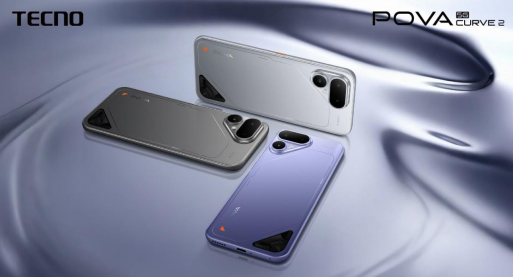 TECNO POVA Curve 2 5G Resmi Meluncur dengan desain futuristik ramping (Photo: TECNO)