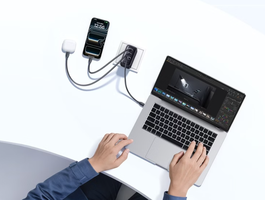 Teknologi GaN fast charging pada adapter terbaru Baseus (Photo: Baseus, Xiaomi)