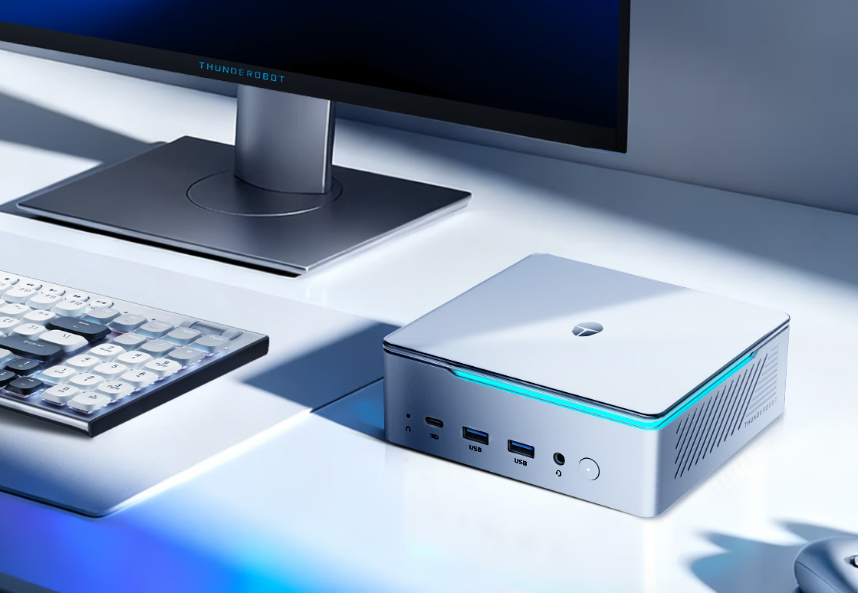 Thunderobot Mix Pro II mini PC dengan desain 0,9 liter dan ARGB (Photo: Thunderobot, Intel)