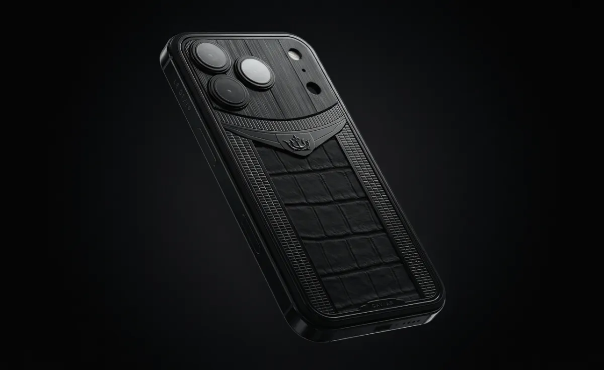 Caviar Luncurkan iPhone 17 Pro Max Black Edition dengan Material Titanium dan Kulit Buaya