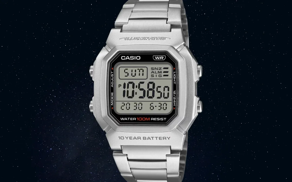 Jam Tangan Digital Casio W-800HD-1AV Resmi Meluncur, Usung Desain Retro dengan Baterai 10 Tahun (Photo: Casio, Gizmochina)