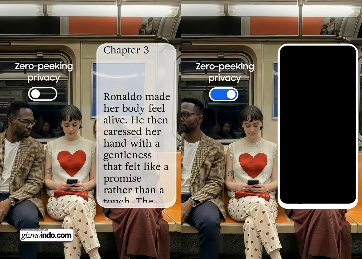 Update Review Fitur Privasi Layar Samsung Galaxy S26 Ultra: Standar Baru Keamanan Digital (Photo: Samsung, Gizmochina)