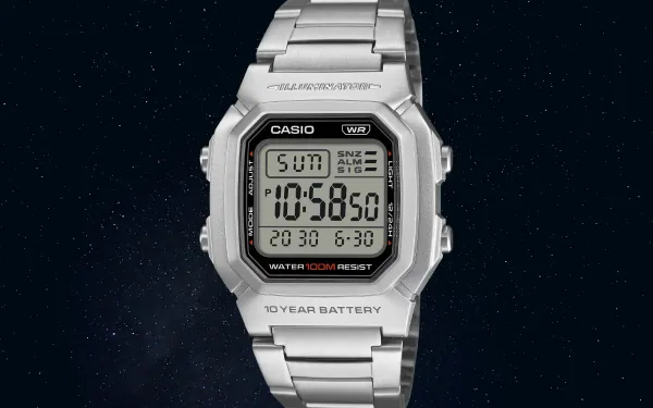 Jam Tangan Digital Casio W-800HD-1AV Resmi Meluncur, Usung Desain Retro dengan Baterai 10 Tahun (Photo: Casio, Gizmochina)